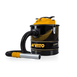 VITO Mini aspirateur pour pellets - Mini aspirateur à cendres 800 W 4 l  jusqu'à 40 ° - Convient également pour cheminée, barbecue, four - Filtre  HEPA - Tube en aluminium, aspirateur