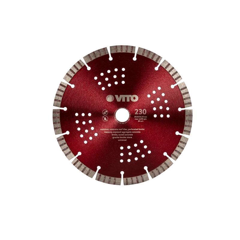 VIDGOP115, General Construction Segmented Diamond Cutting Disc Pro 115Mm