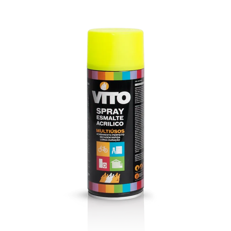 VITSAFAM | Spray Acrylic Paint Fluorescent Yellow | VITO